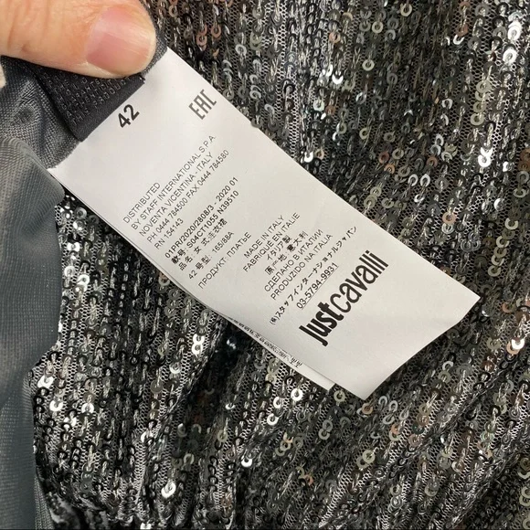 Just Cavalli NWT sequin Dress SZ6 (EU 42) - Picture 8 of 11